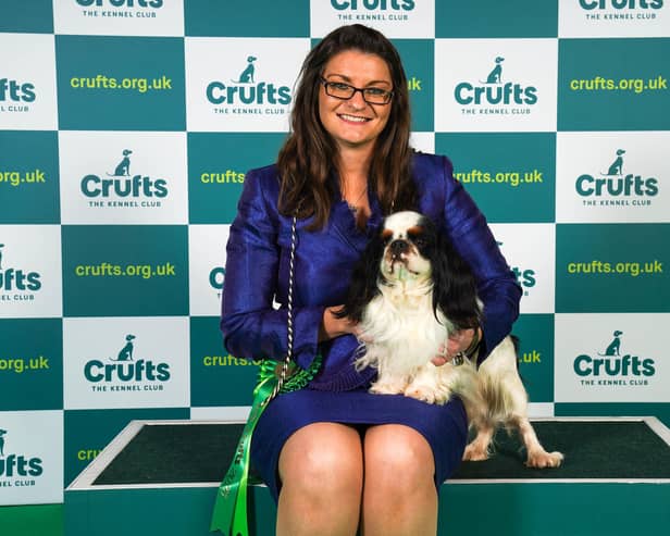 Kirsty Ryan from Lutterworth, with Riley, King Charles Spaniel
