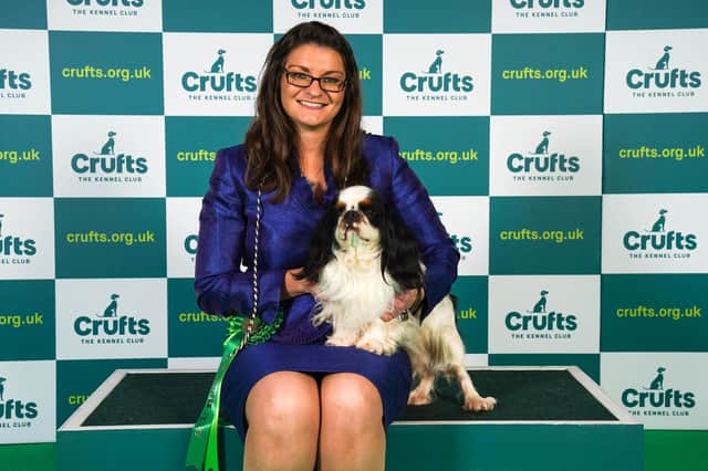 Kirsty Ryan from Lutterworth, with Riley, King Charles Spaniel
