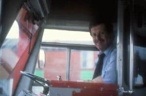 Ashley Wakelin during his time as a Midland Red bus driver. Picture courtesy of Ashley Wakelin.