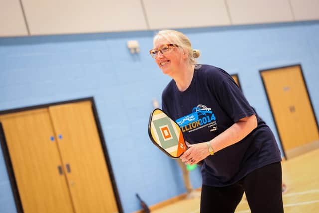 Pickleball session in action