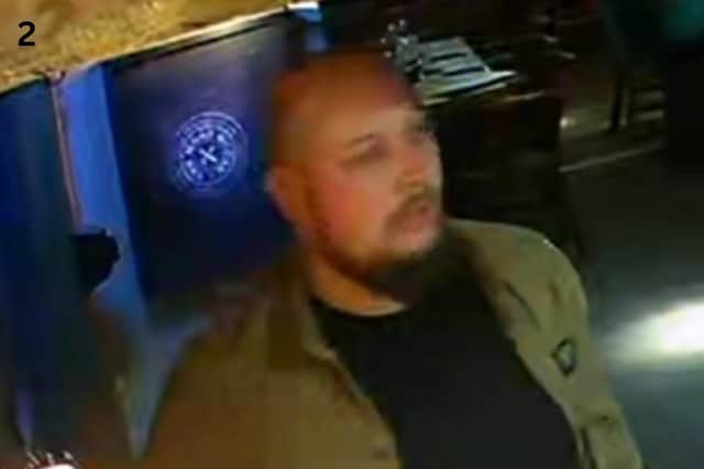 Police have released CCTV photographs of seven men they would like to speak to in connection to violent disorder that broke out in south Warwickshire last month.