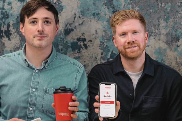 Friends Rob Oakley and Alex Baker, from Leamington, have teamed up to create Kuppso Coffee Club, which they say is “a unique game-changing app which is set to inject a huge boost to the area’s café culture as well as its economy”.