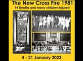 The New Cross Fire 1981 opens at Rugby Art Gallery and at Rugby Art Gallery and Museum's Floor One Gallery in the new year.