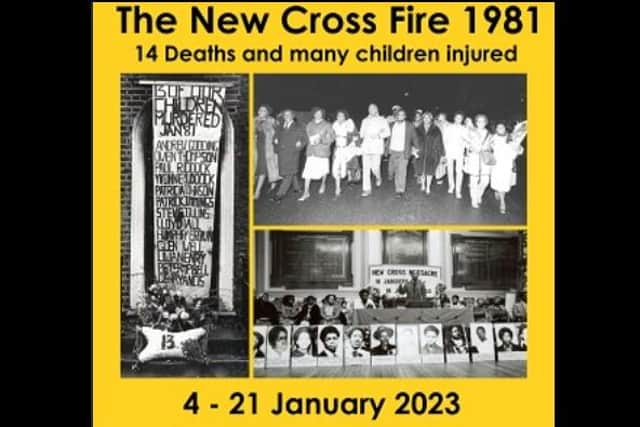 The New Cross Fire 1981 opens at Rugby Art Gallery and at Rugby Art Gallery and Museum's Floor One Gallery in the new year.