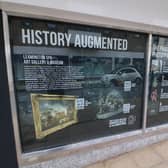 The Windows into the Past exhibition in Market Street, Warwick town centre.