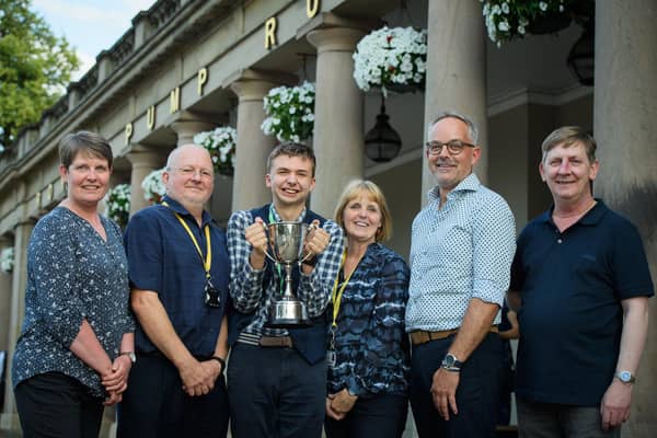 Joseph McNab, a student from Southam, received an award which was presented by Royal Leamington Spa College. The award is in memory of Bev Clucas, finance manager at Kenilworth business Leisure Concepts who died two years ago. Photo supplied