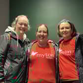 Raising money for Myton - Celaine Cave, Claire Pinks and Samantha Hill.