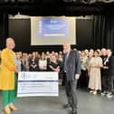 Police and Crime Commissioner Philip Seccombe and Deputy Police and Crime Commissioner Emma Daniell with representatives of the many funded projects.