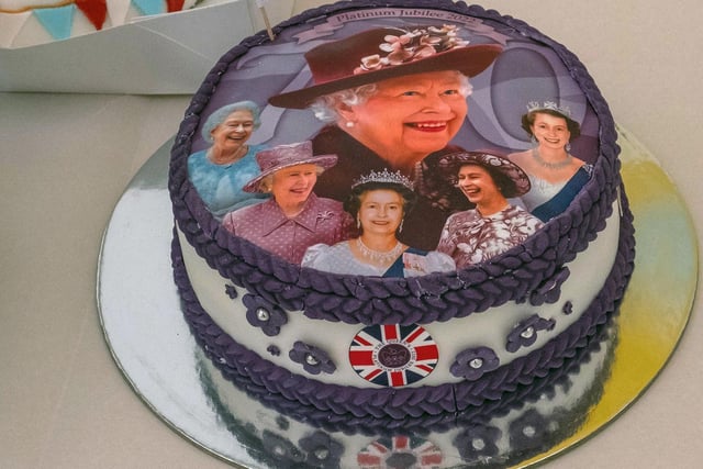 Photo of one of the baking competition entries from the Right Royal Picnic event to celebrate The Queen's Platinum Jubilee at the Pump Room Gardens in Leaamington on Saturday June 4.