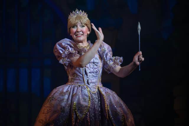 Emma Mulkern as the Fairy Godmother (photo: Nicola Young)