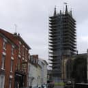St Mary's Church, which is being restored, will be the venue for the mayor-making ceremony. Photo by Geoff Ousbey