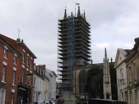 St Mary's Church, which is being restored, will be the venue for the mayor-making ceremony. Photo by Geoff Ousbey