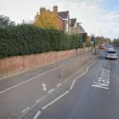 Warwickshire Police said the collision happened on a pedestrian crossing on Emscote Road, close to the junction of Broad Street.