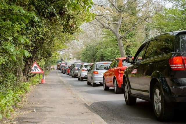 Planned major roadworks near a new housing development site aree xpected to cause traffic delays