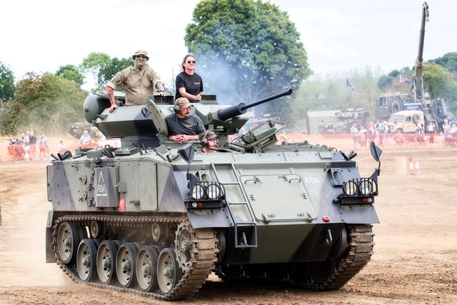 The show was presented by The Alvis Fighting Vehicle Society.