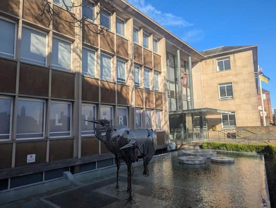 Warwickshire County Council's Shire Hall headquarters in Warwick.