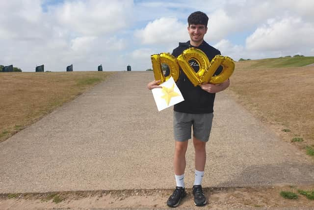 Jack Turland from Kenilworth is on track to his goal to work in Formula 1 after passing his course at Warwick Trident College with flying colours. Picture supplied.