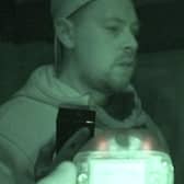 Gathering information at one of the ghost hunts.