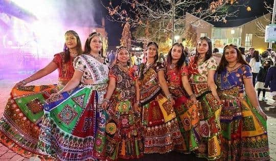A library picture of Diwali celebrations in Rugby.