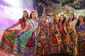 A library picture of Diwali celebrations in Rugby.