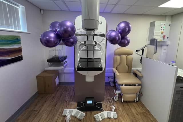 The tomosynthesis equipment (also known as 3D mammography) captures multiple images of the breast from different angles, creating a layered, three-dimensional view. Photo supplied