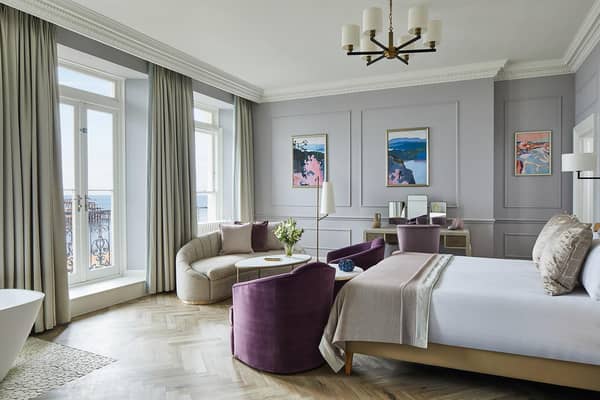 The bedrooms embrace modern indulgences whilst subtly honouring the hotel’s past.