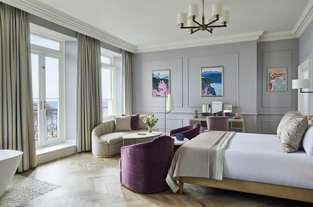 The bedrooms embrace modern indulgences whilst subtly honouring the hotel’s past.