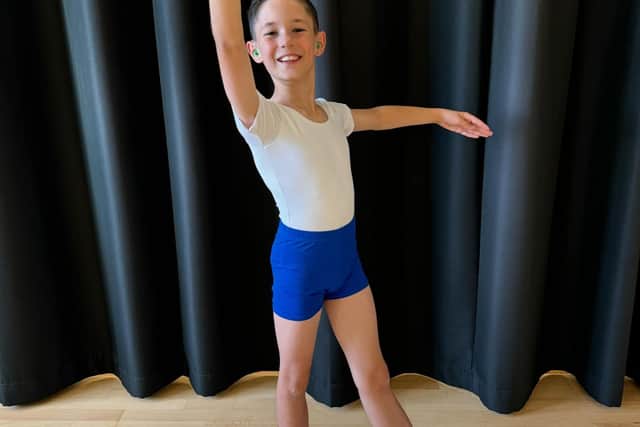 Spencer's passion is ballet.