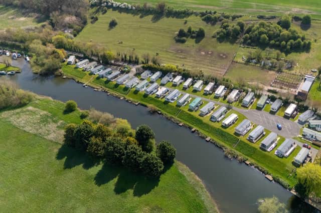 Dovecote Riverside Caravan Park and Moorings in Bidford on Avon has been listed with a guide price of £1.25 million with estate agents Savills. Photo supplied by Savills