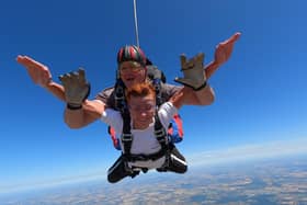 Supporters and residents from The Esther Project took a leap from 13,000ft to raise funds for the organisation. Photo supplied
