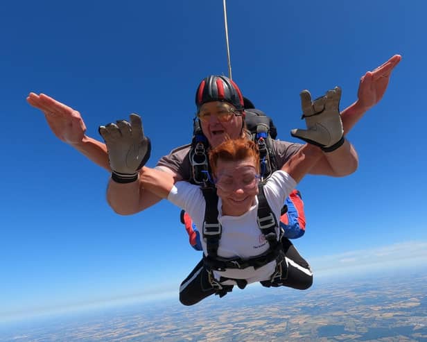 Supporters and residents from The Esther Project took a leap from 13,000ft to raise funds for the organisation. Photo supplied