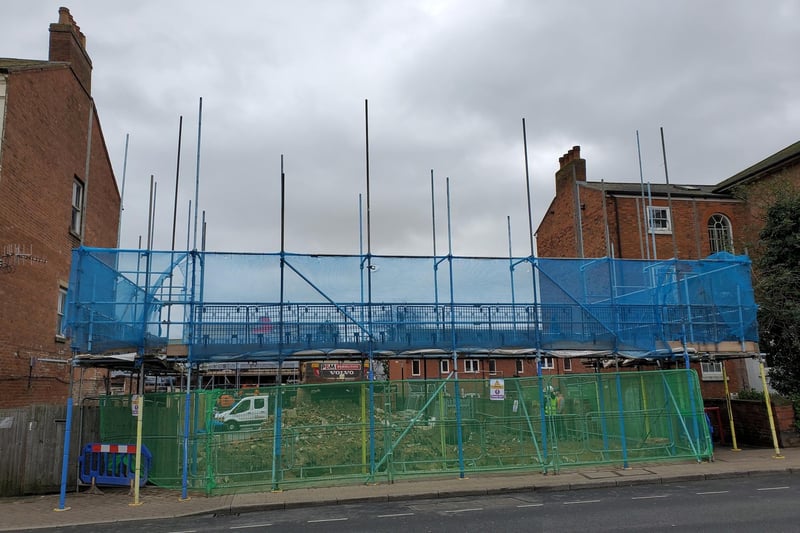 Work at the former Stoneleigh Arms pub and Old School sites in Leamington