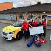 Lutterworth First Responders received a donation towards their lifesaving equipment.