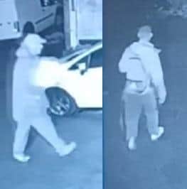 Warwickshire have released an image of two men following a burglary and suspected arson at a premises in Warwick.
Do you recognise these men?