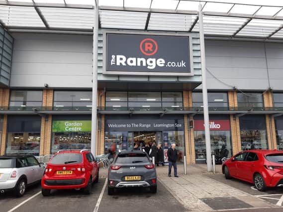 Customers have flocked to the opening of the new branch of The Range at The Leamington Shopping Park.