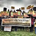 Campaigners are against the plans.