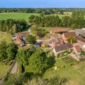 The Pinley Abbey Estate, which is made up of four residential properties. Photo by Fisher German