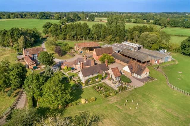 The Pinley Abbey Estate, which is made up of four residential properties. Photo by Fisher German