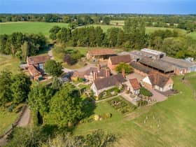The Pinley Abbey Estate, which is made up of four residential properties. Photo by Fisher German