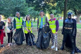 Volunteers have been out and about taking part in litter picks.