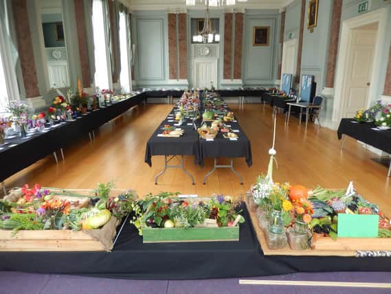 The August bank holiday weekend will see the return of the annual Warwick Horticultural and Craft Show to the town. Photo shows entries into the show in 2024. Photo by Warwick Horticultural & Allotment Society