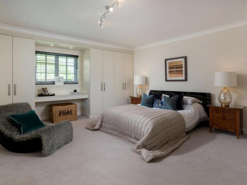 One of the bedrooms. Photo by Fine and Country