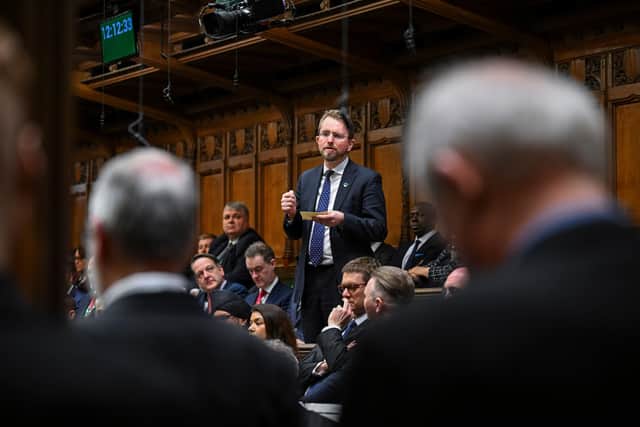 John Slinger MP speaking in the House of Commons.