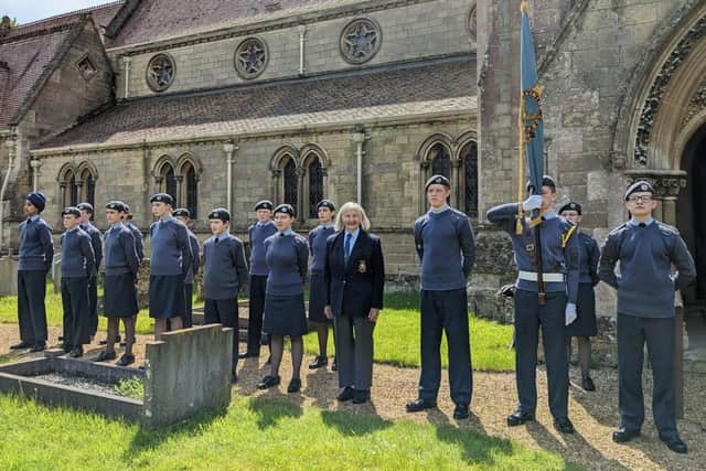 1368 Sqn Air Cadets at Sherbourne Church on May 14