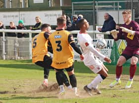 Leamington will be in action again on Good Friday hosting league leaders Brackley Town  (Picture by Sally Ellis)