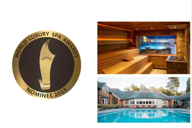 The Spa at Ardencote has been shortlisted in three categories in the annual awards. Photo supplied