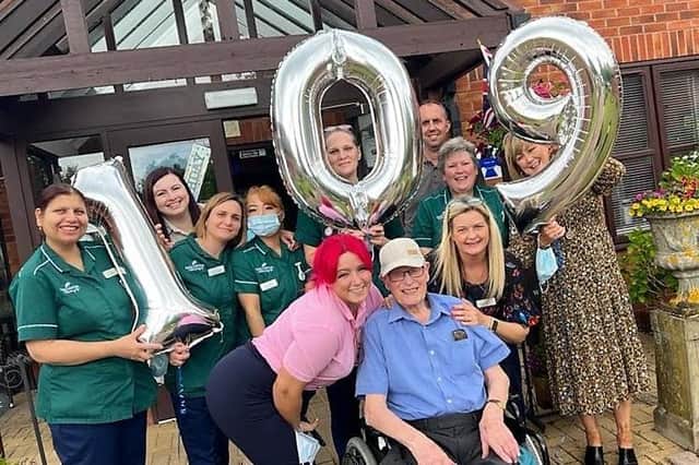 Celebrations have been in full swing at Cubbington Mill care home, as the oldest ‘gentleman’ in Warwickshire, John Farringdon, turned 109 years-young yesterday (Tuesday June 7).