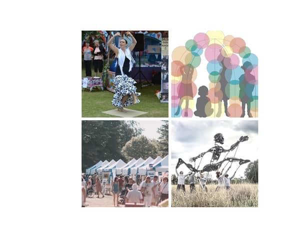 A collage of some of the highlights for this year's Art in the Park. Picture submitted