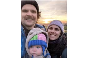 Dan Neal and his family. Picture supplied.