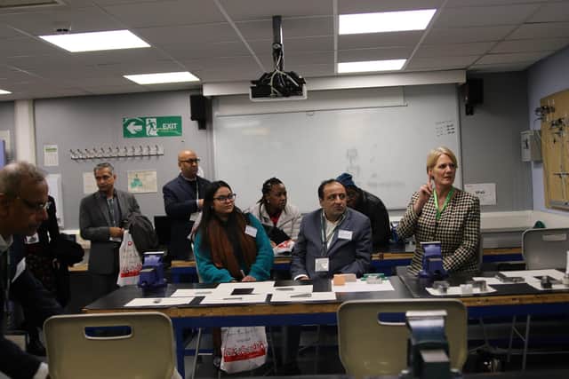 Decision makers from across the globe visited Warwick Trident College to discover more about how the college works in partnership with employers to develop technical and
vocational education programmes. Photo supplied